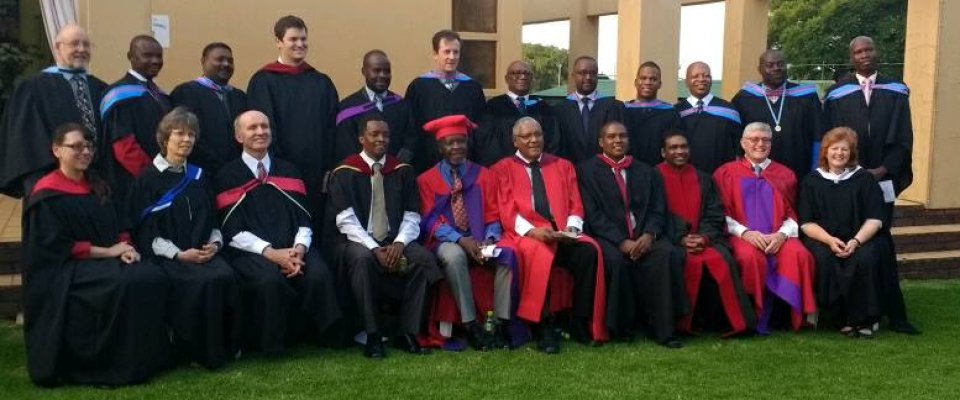 ICBM faculty at the 2017 graduation ceremony