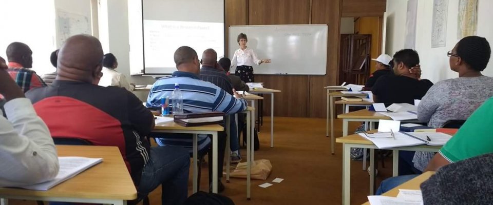 Mrs. Dianna Penner teaching Biblical Geography